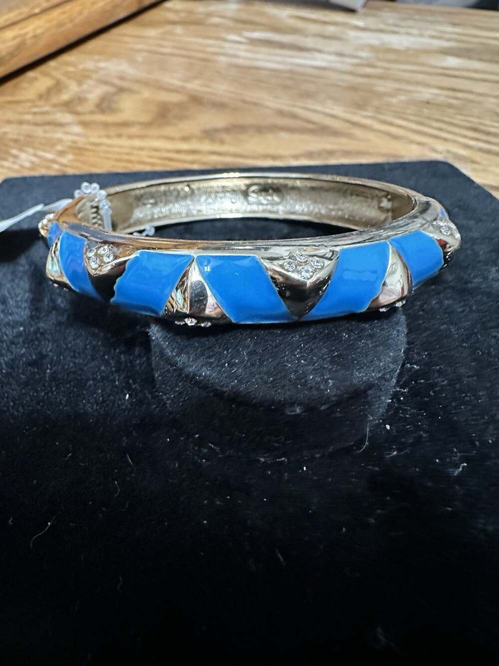 Sequin Nordstrom Multicolor Gold Tone Statement Enamel Bangle Bracelet # 135